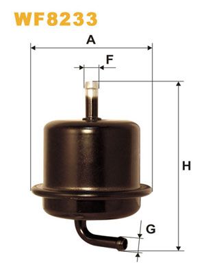 WIX FILTERS Polttoainesuodatin WF8233